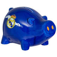 Madrid Porcelain Piggy Bank - Blue.