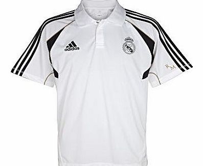 Real Madrid Training Wear Adidas 2011-12 Real Madrid Adidas Polo Shirt (White)