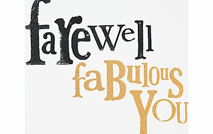 Really Good Farewell Greeting Card