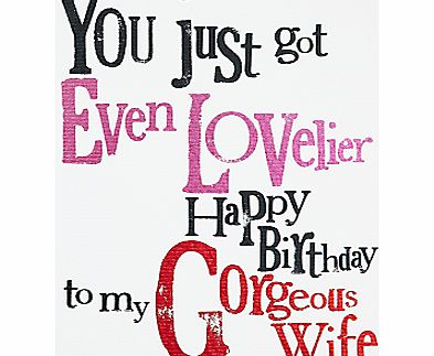 Really Good Happy Birthday Gorgeous Wife