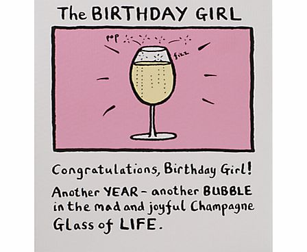 Really Good The Birthday Girl Birthday Card
