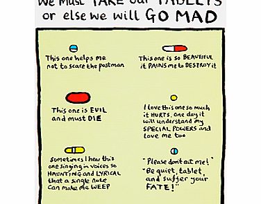 Really Good We Must Take Our Tablets Birthday Card