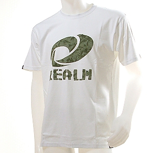 Realm Camo Spin Tee Shirt - White