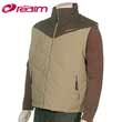 Realm Flux Quilted Gilet Jacket - Safari/Choc