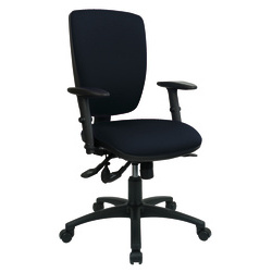 Realspace Petite Posture Office Chair - Black
