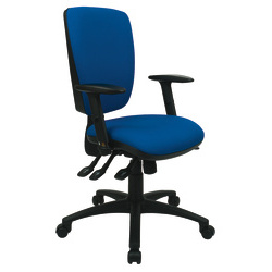 Realspace Petite Posture Office Chair - Blue
