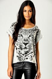 Rebecca Leopard T-Shirt