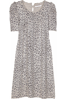 Animal print mini dress