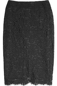 Rebecca Taylor Lace pencil skirt