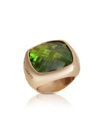 Tropezienne - Green Hydrothermal Stone Ring