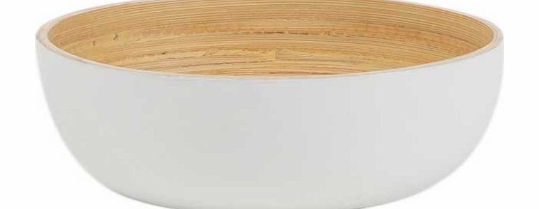 REBU White Lacquered Snack Bowls - Set of 2