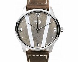 Rec Cooper Brown Leather Strap Watch