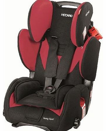 RECARO  Young Sport Group 1/2/3 Combination Car Seat (Cherry)