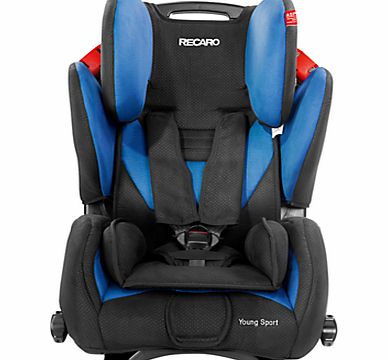 Recaro Young Sport Car Seat, Black/Saphir