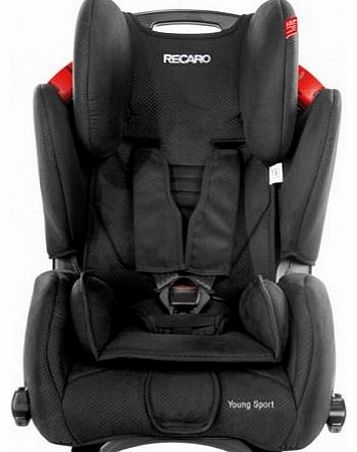 RECARO Young Sport Group 1/2/3 Combination Car Seat (Black)
