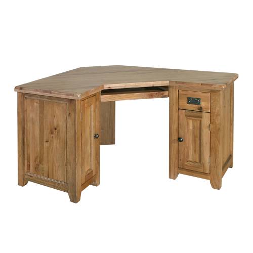 Reclaimed Oak Corner Computer Desk 908.555