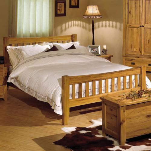 Reclaimed Oak Furniture Reclaimed Oak Bed Double 46