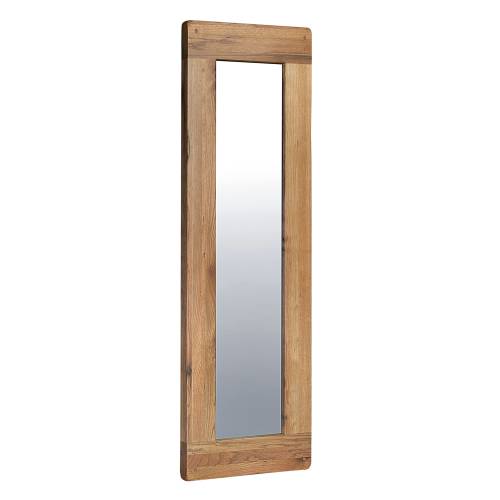 Reclaimed Oak Long Mirror