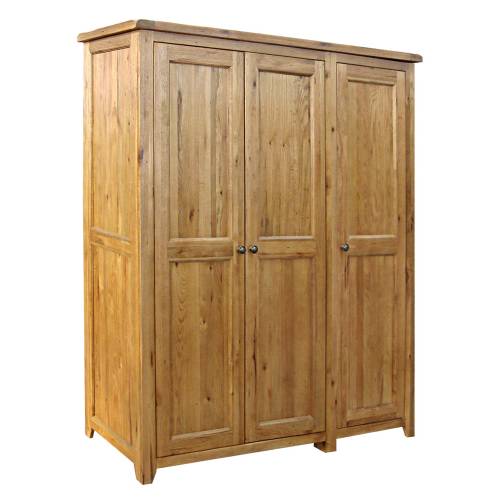 Reclaimed Oak Wardrobe Triple 908.548