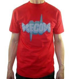Recon Mens Recon T-Shirt - Red / Recon 3D Barb T-Shirt
