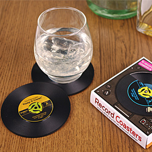 Record Drink Coasters Set of 4