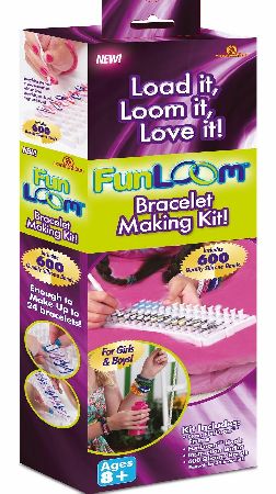 Recreation fun loom bracelet making kit
