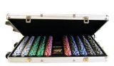 Re:creation Group plc Professional Poker Set - Contains 1000 x 11.5g Poker Chips in Aluminum Carrying Case