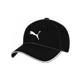 Puma Unisex Cat Logo Cap (Black)