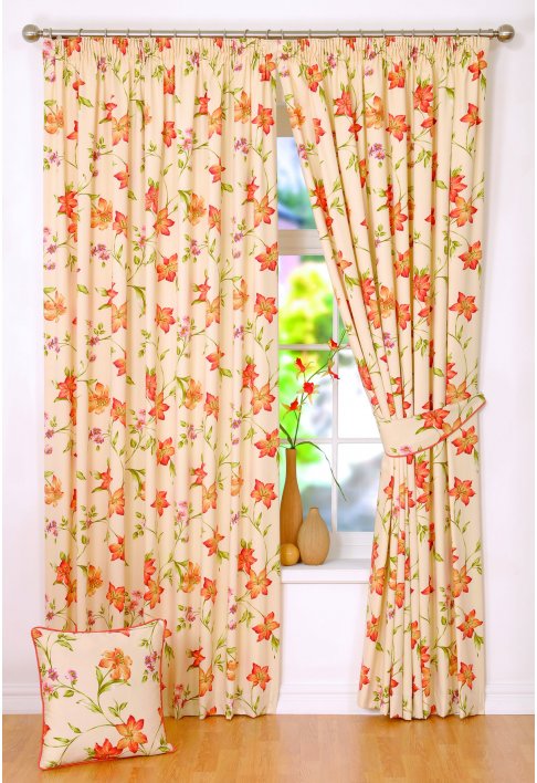 Rectella Chatsworth Autumn Lined Curtains