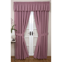 Rectella Nova Pink 112/137cm 44/54```` Curtains Lined