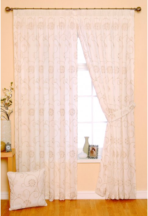 Rectella Renoir Natural Lined Curtains