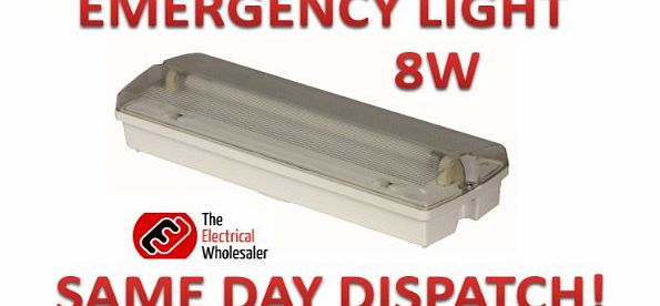 Red Arrow Emergency Light Bulkhead 8 Watt 3 Hour Maintained