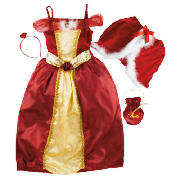 Red Belle Fancy Dress Outfit 5/6yrs