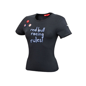 red bull Puma 08 Ladies Short Sleeved T-Shirt