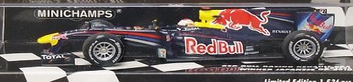 Red Bull Racing 1:43 Scale Renault RB6 Sebastian Vettel Japenese GP 2010