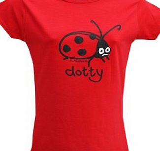 Red Dog Wear Dotty womens T.shirt, Sz 14