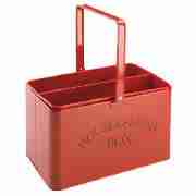 Red enamel housekeepers box