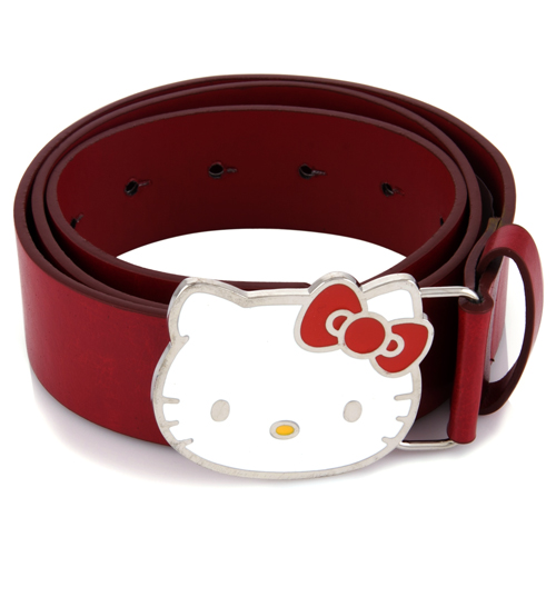 Hello Kitty Enamel Buckle PU Belt