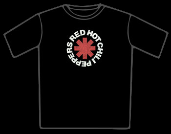 Red Hot Chili Peppers Asterisk Logo T-Shirt