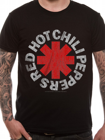 Hot Chili Peppers (Distressed Logo) T-shirt