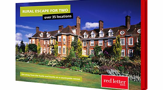 Red Letter Days Rural Escape For 2