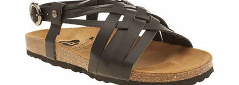 Red Or Dead Black Margarita Sandals