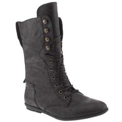 Red Or Dead Female Countess Leather Upper Casual in Black