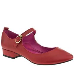 Red Or Dead Female Darcy Leather Upper ??40 plus in Red