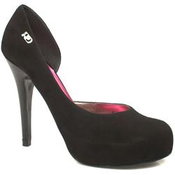 Red Or Dead Female Lolita Suede Upper Evening in Black, Purple