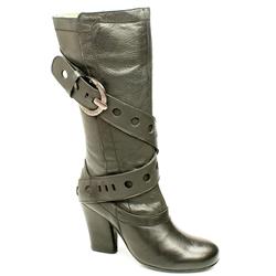 Red Or Dead Female Macro Leather Upper Casual in Black, Brown