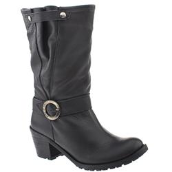 Red Or Dead Female Scooter Leather Upper Casual in Black, Tan