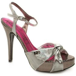 Red Or Dead Female Wanda Fabric Upper Evening in Silver