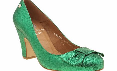 Red Or Dead Green Lollipop Low Heels