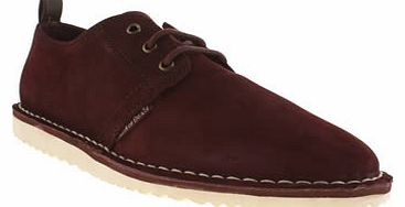 Red Or Dead mens red or dead burgundy mr jives shoes